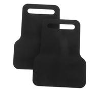 BUGUUYO 2 Pezzi Protezione Pedana Porta Auto Acciaio Inossidabile Rivestito Antiscivolo e Resistente Graffi e Ammaccature per Suv Pickup e Veicoli