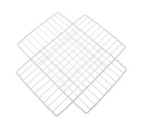 BUGUUYO 2 Pezzi Ripiani Freezer in Bianco Scaffali Sostitutivi per Frigorifero e Congelatore Organizer Stabile e Salvaspazio per e Ristorante