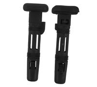 BUGUUYO 2 Pezzi Rivestimenti Guida per Poggiatesta Auto Inserti Regolabili in Plastica per Sedili Anteriori e Posteriori Miglioramento Comfort e Sicurezza Durante