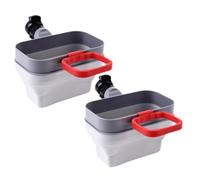 BUGUUYO 2 Pezzi Scatola Per Riporre i Condimenti Per Auto Porta Patatine Fritte Portabicchieri Per Auto Titolare Delle Patatine Titolare Di Pazzi Francesi Porta Della Tazza Portatile