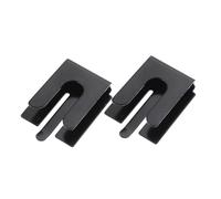 BUGUUYO 2 pezzi Supporto Microfono per Radio Mobile Gancio in con Adesivo Microfono per Radio Portatile per Auto Montaggio Fissaggio e