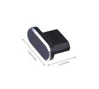 BUGUUYO 2 Pezzi Tappi Antipolvere in Alluminio per Jack Cuffie e Micro USB Compatibili con Honor e Smartphone Micro USB Protezione Polvere Liquidi e con Custodia Trasparente