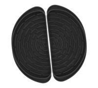 BUGUUYO 2 Pezzi Vassoio Raccogli Gocce in Silicone Per Frigorifero e Dispenser D'acqua, Vaschetta Semicircolare Antispill Per Elettrodomestici, Ricambio Resistente e Facile Da Pulire Per Uso Domestico