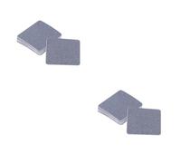 BUGUUYO 2 Set Di Cuscinetti Per Lavatrice - Tappetini Antiscivolo Per Piedini Per Lavatrice Cuscinetti Di Base Per Lavatrice Ad Alto Attrito (10 Pezzi * 2)