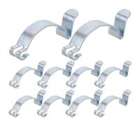 BUGUUYO 20 Pezzi Clip per Alloggiamento Filtro Aria Auto in Metallo Morsetti Molla Resistenti per Copri Filtro con Meccanismo Antivibrazione e Riduzione Rumore Facili da Installare per