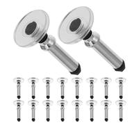 BUGUUYO 20 Punte a Disco in Silicone Trasparente per Penna Stilo Touchscreen Capacitive Ventosa, Rotazione 360°, Set da 20 Pezzi per Tablet, Smartphone e Dispositivi Touch, Ricambi