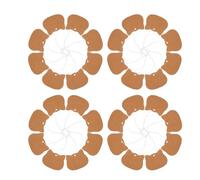 BUGUUYO 200 Pezzi Etichette Prezzo Vuote in Carta Kraft 6x4,8 Cm con Cordino Elastico per Etichettatura, Cartellini Regalo Artigianali per Negozi e Fai da Te