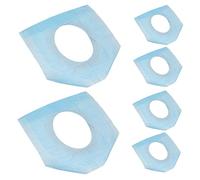 BUGUUYO 20pezzi Copriwater Usa e Getta in Carta Tascabile Per Uso in Viaggio e Hotel Copri Carta Igienica Monouso Facile Da Smaltire