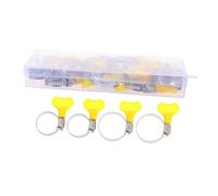 BUGUUYO 20pezzi Fascette Stringitubo in Acciaio Inox Regolabili Fascette Per Tubi Da Giardino Scarico Acqua Impugnatura Per Uso Pratico e Resistente