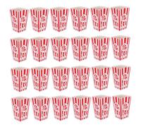 BUGUUYO 24 Pezzi Secchiello Per Popcorn Contenitori Per Caramelle Accessori Per Popcorn Lattine Per Popcorn Forniture Per Popcorn Mini Sacchetti Per Popcorn Contenitori Per Popcorn
