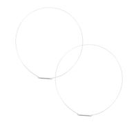 BUGUUYO 2pezzi Anello Fissaggio Portello Lavatrice Acciaio Resistente Molla Ferma Guarnizione Per Tenuta Stagna Compatibile Lavatrici Carica Frontale