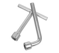 BUGUUYO 2pezzi Chiave Triangolare in Acciaio Inox Per Armadio Di Servizio Chiave Per Pannello Di Controllo Utensile Per Serratura