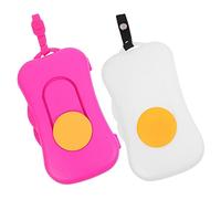 BUGUUYO 2pezzi Dispenser Per Salviette Portatile Con Design Compatto Contenitore Per Salviette Per Casa e Outdoor