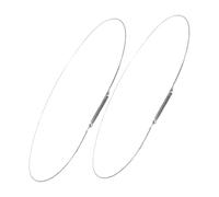 BUGUUYO 2pezzi Morsetti Molla Porta Lavatrice in Acciaio Resistenti Anelli Serraggio Guarnizione Frontale Installazione Facile e Tenuta Stagna Antiperdita Accessori Ricambio Compatibili