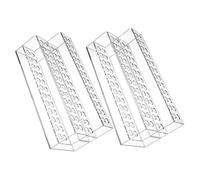 BUGUUYO 2pezzi Portapenne Per Scrivania Portapenne Per Sopracciglia Espositore Per Penne Organizer Per Pennelli Realizzato in Robusto Materiale Acrilico