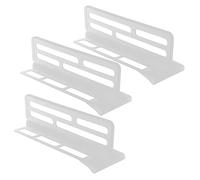 BUGUUYO 3 Pannelli Divisori Regolabili Per Frigorifero in Plastica, Separatore Porta Laterale Per Organizzare Spazio Interno, Divisorio Per Frigorifero Domestico e Cassetti Multiuso