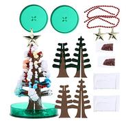 BUGUUYO 3 Pezzi Albero di Natale Magico Giocattoli interattivi per Albero Natale per Albero di Natale in Feltro Adesivi Natalizi Giocattoli educativi Giocattoli Fai -da -Te