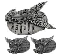 BUGUUYO 3 Pezzi Clip Angeli Custodi per Parasol Auto in Accessorio Sicurezza Ispirazionale per Guidatori Giovani e Famiglia Clip Decorativa per Viaggi Protetti