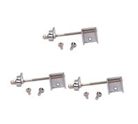 BUGUUYO 3 Set Di Staffe Di Montaggio Per Battipenna Scraer Supporto Per Piastra Antigraffio Per Chitarra E Basso Facile Installazione Argento