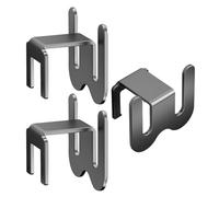 BUGUUYO 3pezzi Porta Pantofole Parete con Supporti Adesivi Appendiabiti per Bagno o Armadio Organizzatore Verticale per Pantofole e Scarpe senza Foratura Design Elegante e Resistente