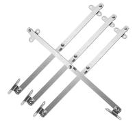 BUGUUYO 4 Cerniere di Supporto Regolabili in Metallo per Mobili Barre di Trazione Spesse per Coperchio Autobilanciante Accessori Pratici per Armadietti Casa e Negozio