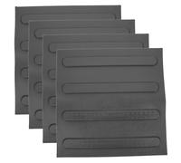 BUGUUYO 4 Fogli Piastrelle Tattili Autoadesive per Percorsi Pedonali Bordi Pavimento Esterni in PVC Antiscivolo Strisce Multifunzionali per Marciapiedi e Giardini Resistente all e Durevole