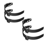 BUGUUYO 4 Pezzi Cinghie per Pattini a Rotelle in Pp Leggere con Meccanismo Freno Professionale, Set Fibbie Regolabili per Pattinaggio Indoor e Outdoor per Uomo e Donna