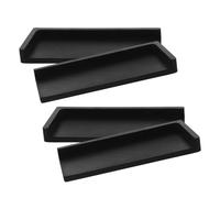 BUGUUYO 4 Pezzi Cuscini Gomma Antiscivolo per Gambe Divano Stabilizzatori Sofa Fixer Protezione Pavimenti in Piastre Antiscivolo per Mobili Nero Naturale per Divano