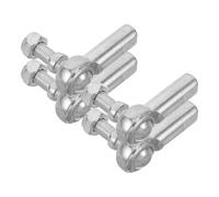 BUGUUYO 4 Pezzi di Collegamento della Sospensione Superiore Tirante dello Sterzo Accessori per ATV Parti dello Sterzo per ATV Giunto Sferico Filettato Boccola del Braccio Oscillante