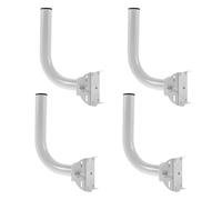 BUGUUYO 4 Pezzi Supporto Antenna Wireless da Parete in Acciaio Inox Resistente alle Intemperie per Ponte Wireless Montaggio per Telecamere di Sicurezza e Stazioni Meteo Outdoor