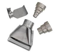 BUGUUYO 4 Pezzi Ugello per Calda in Acciaio Inossidabile, Compatibile Heat Gun, Efficiente e Adatto a Saldatura e Riparazioni, Colore Argento