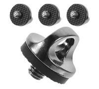 BUGUUYO 4 pezzi Viti di Fissaggio D-ring per Cinghia Fotocamera Accessori Antiscivolo con Installazione Rapida per Fotocamere Digitali e Reflex Colore Grigio Scuro