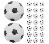 BUGUUYO 40 pezzi Coprilampada per luci a stringa a tema calcio - Ornamento a forma di pallone da calcio - Paralumi adatti a lampadine da 5 mm - Mini paralume LED per illuminazione esterna, patio,