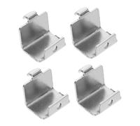 BUGUUYO 4pezzi Clip Per Mensole Congelatore in Acciaio Inossidabile Supporto Robusto Per Ripiani Frigorifero Design Minimalista e Facile Installazione e