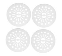 BUGUUYO 4pezzi Copertura Rotonda in Plastica Per Drenaggio Automatica Coperchio Interno Per Pressare i Vestiti Accessorio Per Tappo Di Centrifuga Pezzo Per Disidratazione Dei Vestiti