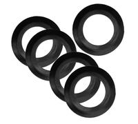 BUGUUYO 5 Pezzi Tappo Per Lavabo Rondella Bacini Copertina Sostituzione Filtro Ciotola Cestino Drenare Cucina Guarnizione in Gomma Nero Gomma Da Cancellare