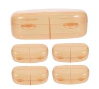 BUGUUYO 5pezzi Scatola Portatile Per Ciuccio Di Contenitore Protettivo Per Ciuccio Facile Da Pulire e Trasportare Accessorio Per Ragazzo Ragazza Unisex Design Sanitario e Pratico
