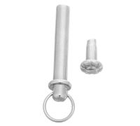 BUGUUYO 6 Pezzi Elementi Di Fissaggio Per Ventole in Bambù Kit Accessori Per Ventaglio Manuale Chiodi Per Rivetti a Ventaglio Chiodi Per Rivetti Resistenti Silver