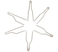 BUGUUYO 6 Punte per Penna Pirografo in Lega Oro 3 Diverse Specifiche per Progetti Artistici e Risultati Precisi Pirografia su Legno