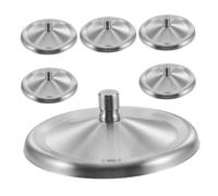 BUGUUYO 6pezzi per Tazza in Inox da per caffè e tè Resistente alle Alte Temperature Facil Trasportare per Uso Domestico e