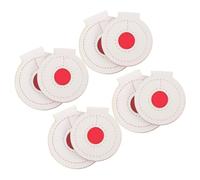 BUGUUYO 8 Pezzi Bersagli di Precisione in Microfibra, Strumento di Pratica di Precisione per Allenamento Tiro, Bersagli Sospesi Resistenti e Leggeri per Uso Personale e Professionale,