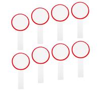 BUGUUYO 8 Pezzi Lavagne Bianche Cancellabili a Secco 10x20 Cm Tabelloni Segnapunti Portatili Palette per Voto Mini Schede Portatili per Arbitri e Allenatori attività Sportive all’Aperto