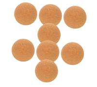 BUGUUYO 8 Pezzi Tappi in Sughero Sfera in Legno Naturale Tappi Ermetici per Bottiglie e Decanter Chiusure Morbide per Flaconi da Laboratorio per Progetti Te e Artigianato