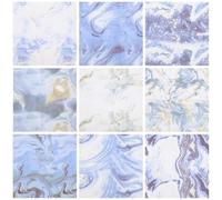 BUGUUYO 9 Pezzi Fogli Trasferibili Termoadesivi Stellari per Decorazione | Carta, Effetto Acquerellabile, Serie Universo, Uso Creativo su Tessuti