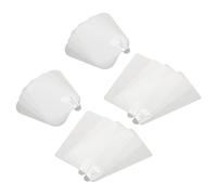 BUGUUYO Adesivi Elettrostatici per Dashcam Sul Parabrezza, Pellicola Elettrostatica Trasparente per Cruscotto Auto, Set da 32 Pezzi Riquadro Tratteggiato per Posizionamento Rapido