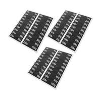 BUGUUYO Adesivi per Palestra in PVC Autoadesivi 3 Fogli Etichette per Pesi da 5 a 100 kg Accessori per Attrezzature Fitness per Palestre Domestiche e Centri Sportivi