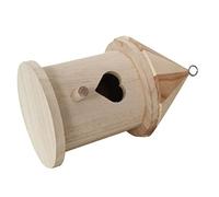 BUGUUYO Alimentatore del nido di uccelli alimentatori Nidificazione case colore Birdhouse mestiere mangiatoia per uccelli piccola mangiatoia per uccelli Di legno