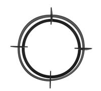 BUGUUYO Anello Di Supporto Per Wok in Metallo Anello Wok Rotondo Per Fornello Gas Accessorio Antiscivolo Per Pentole Pesanti Supporto Per Cucinare Su Bruciatore