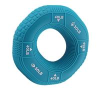 BUGUUYO Anello Rinforzatore per la Presa in Silicone Allenatore per la Forza della Mano e Dell’Avambraccio Dispositivo Portatile per Esercizi di Riabilitazione e Allenamento in Viaggio