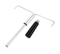 BUGUUYO Asta Miscelatrice per Macchina Popcorn Commerciale Bastoncino in Metallo Resistente al Calore con Manico Ergonomico Accessorio Sostitutivo per Uso Domestico e Professionale